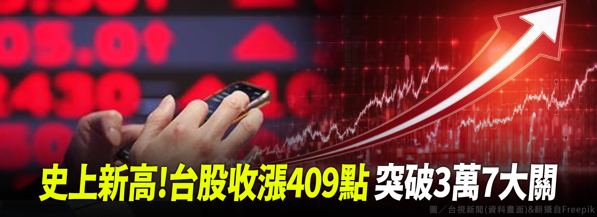 史上新高!台股收漲409點 突破3萬7大關