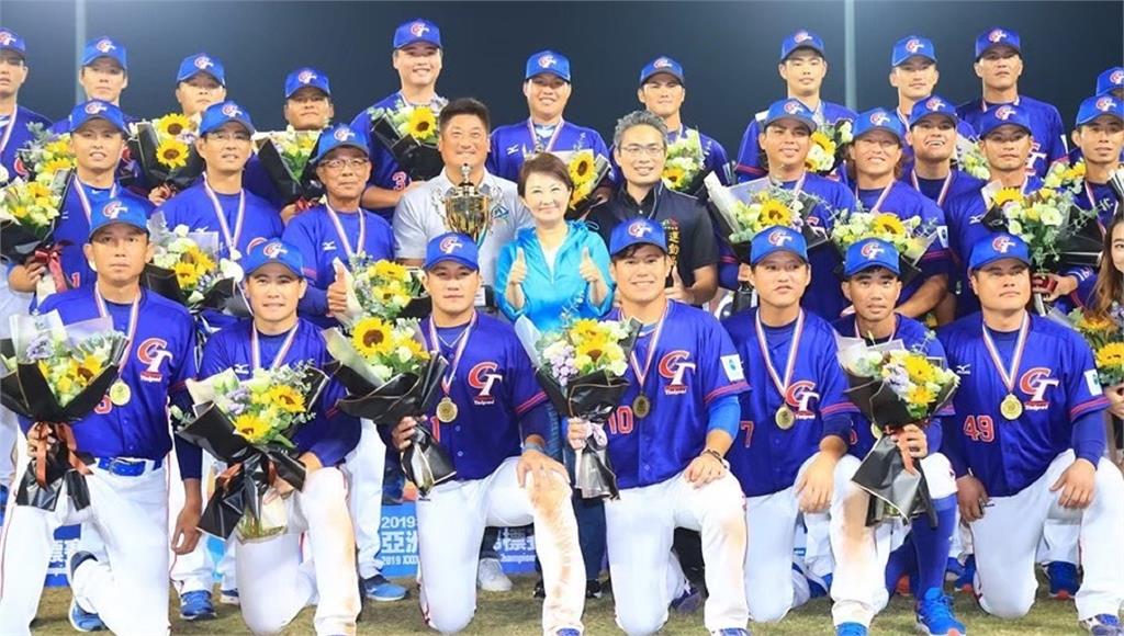 2019年亞錦賽台灣在台中洲際棒球場奪冠。圖／台中市府提供