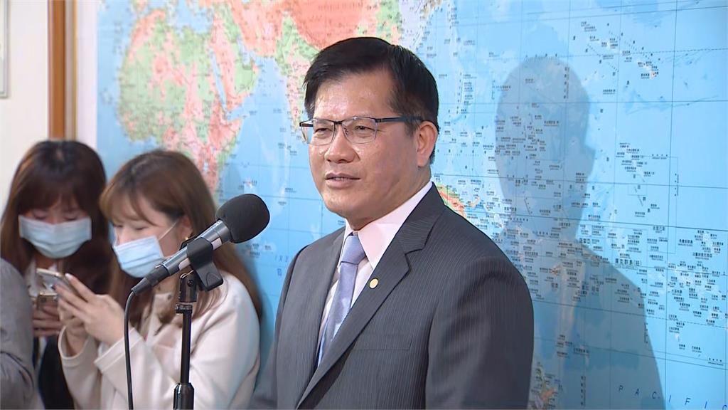交通部長林佳龍今表示將會仔細考慮華航正名一事。圖：台視新聞