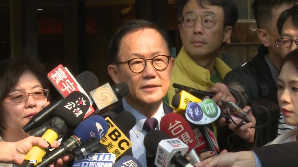台北市長選舉二審敗訴確定，丁守中難掩失落，表示對台灣未來感到憂心。圖：台視新聞