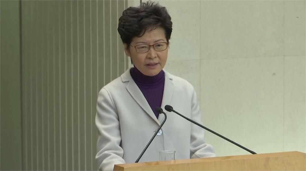 香港特首林鄭月娥遭立法會民主派議員彈劾。圖：翻攝自有線新聞 -Cable News