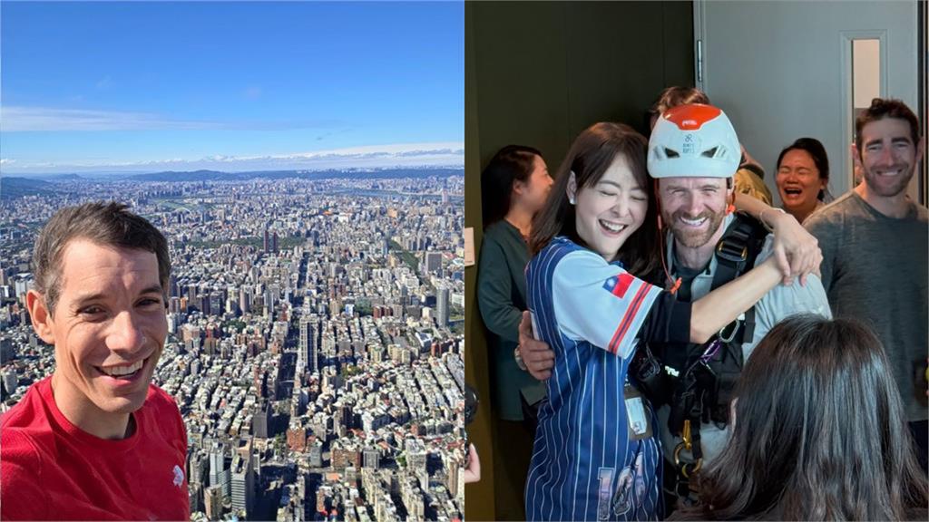 霍諾德成功攀登101！賈永婕揭幕後工程：3天架設高空繩索系統