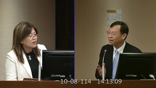 麥玉珍曝災區醫療物資及後勤支援短缺。圖／翻攝自立院IVOD