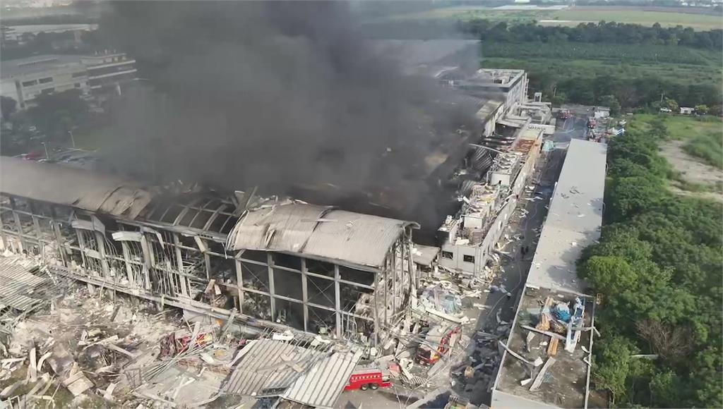 明揚工廠大火。圖／台視新聞（資料畫面）