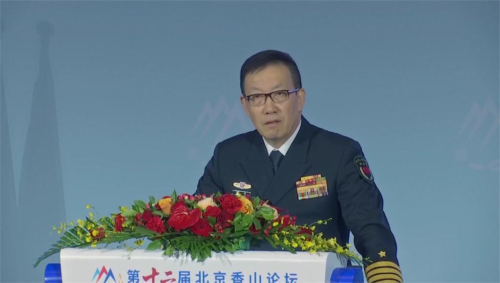 董軍強調「台灣屬於中國」。圖／路透社、美聯社