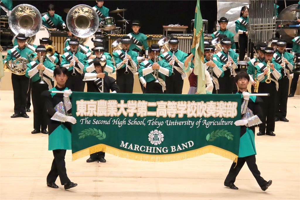 「翡翠騎士」東京農業大學第二高等學校吹奏樂部將於10月8日在高雄港7號碼頭演出。圖／高雄市政府