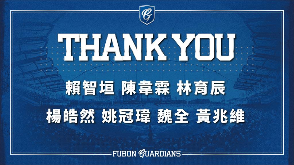 中職／富邦悍將交60人名單 7位球員不續約遭釋出