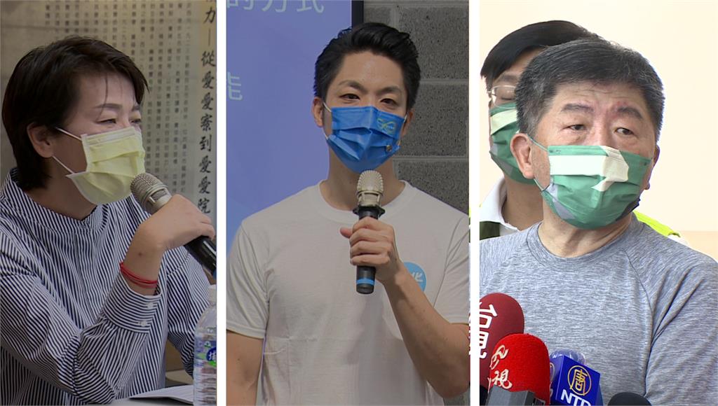 台北市長三位參選人。圖／台視新聞