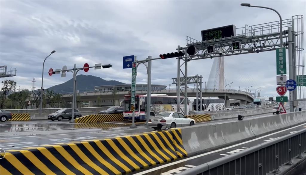 完成巴威颱風後安全檢測 淡江大橋將於今日上午10點恢復通車