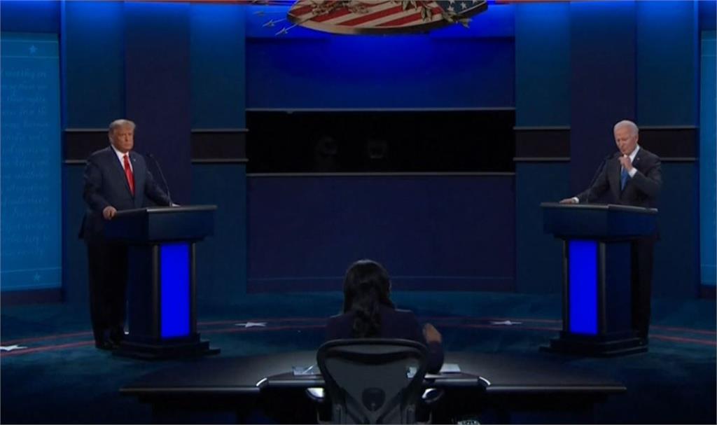 第二場美選辯論。圖：AP