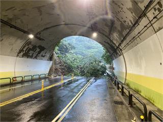 內湖康樂隧道口土石、路樹崩塌 柯文哲取消行程返北...