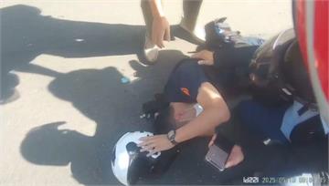 交警助攔毒販誤傷同仁釀「1骨折1擦傷」　2員警遭...