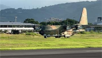 漢光預演 C-130運輸機首度降落豐年機場