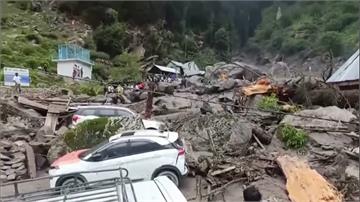 印度喀什米爾暴雨！山洪、土石流吞沒村落 數十人罹...