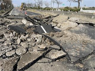 嘉義164縣道路面突爆裂炸開！ 台水公司親揭原因