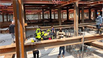 新莊嚴重工安意外！ H型鋼梁突斷裂彈出「工人遭重...