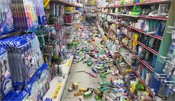 台東地震災情！五金賣場商品掉滿地、台東體中天花板...
