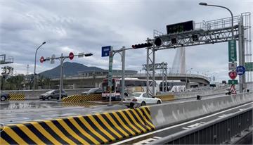 完成巴威颱風後安全檢測 淡江大橋上午10點恢復通...