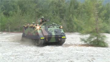戰備訓練第4天 裝甲車搭載迫擊砲模擬敵軍來襲