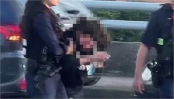 毒蟲拒盤查撞警狂飆！ 遭「轟8槍」攔截 狼狽上銬...