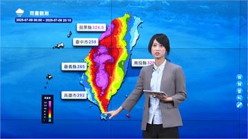 雨下到明天！20縣市發豪雨特報 高屏山區總雨量恐...