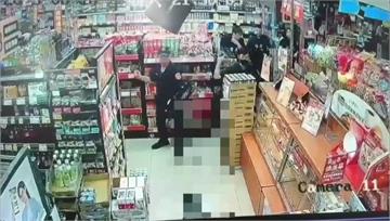 超市內突亮刀遭勸導 男拒配合失控劃傷警