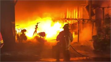 凌晨傳爆炸聲！高雄汽車保養廠陷火海釀1死 消防2...