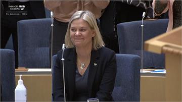 上任不到8小時閃辭 瑞典首位女總理又當選