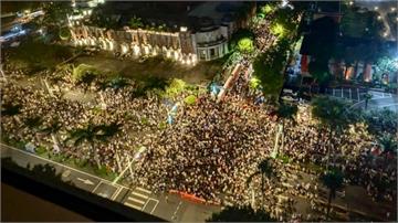 萬人立法院外聲援台灣民主、反國會黑箱 賴清德深夜...