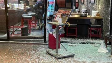 新莊燒烤店瓦斯爐爆炸！落地玻璃全碎、門框遭炸歪 ...