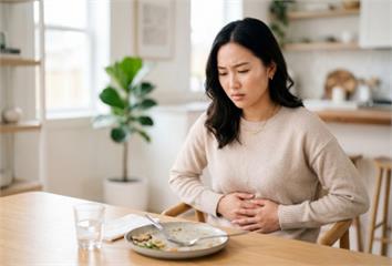 肚子痛可能是急症！1圖揭「9大區域對應器官」 右...