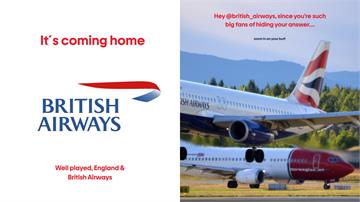 賭輸了！挪威航空IG真換Logo 英格蘭幽默回：...