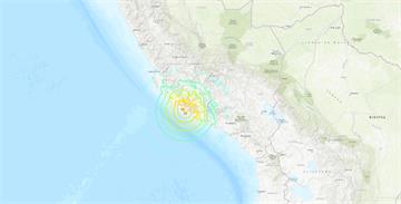 秘魯凌晨規模7.2地震！ 尚未傳災情恐現海嘯