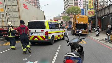 桃園母女騎車擦撞聯結車　1歲女童遭拋飛雙雙搶救不治