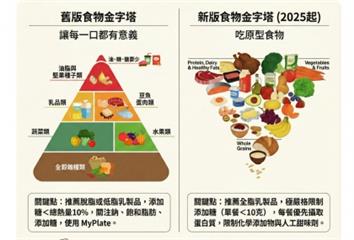 飯麵不再是主角！美國飲食指南大改版，醫揭「倒金字...