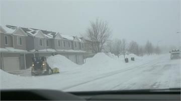 美國中部強烈暴風雪 部分地區積雪達30公分