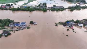 凱米颱風肆虐中國「毛澤東故鄉」 涓水堤防兩處決堤...