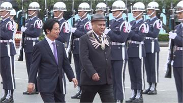 吐瓦魯總理率團訪台 賴清德軍禮歡迎：盼深化兩國邦誼