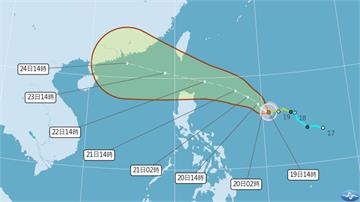 樺加沙下週一逼近！ 3天雨量累積「半個台灣紫一片」