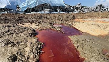 廢棄光電板放農地「流出紅水」 環境部回應遭批是「...