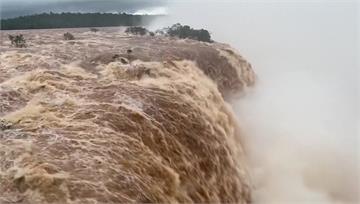 聖嬰現象降豪雨　伊瓜蘇瀑布水位「高16倍」