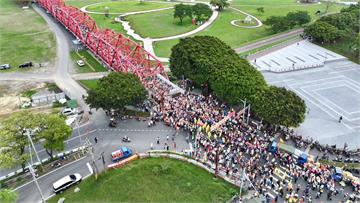 白沙屯媽祖跨越西螺大橋挺進雲林 一路直奔找西螺「...