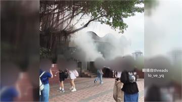 距離上次火警不到一個月 銘傳大學學生餐廳「濃煙亂...