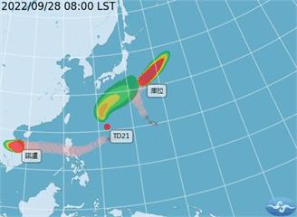 熱帶低壓生成！ 估24小時內成第18號颱風「洛克...
