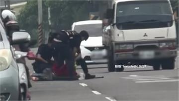 台南麻豆64歲男持刀隨機砍人釀五傷！警開2槍制伏...