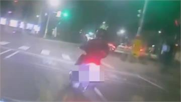 警方攔查「女騎士拒檢逃逸」 自撞摔車亡