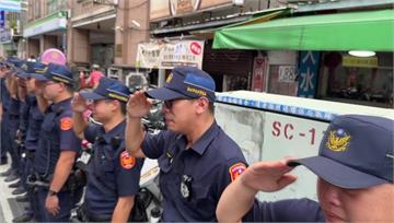 警遭撞殉職！同仁列隊喊任務結束 天驟降大雨