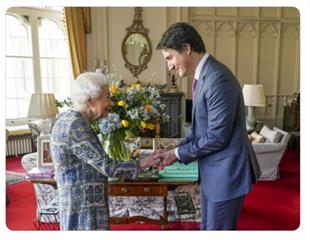 英國女王確診後首次會面行程  會面加拿大總理杜魯...