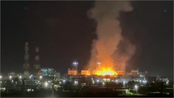 火光照亮夜空！興達電廠火災 台電董事急南下