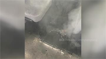 新自強車廂冒濃煙！旅客行動電源自燃 司機員急撲滅...